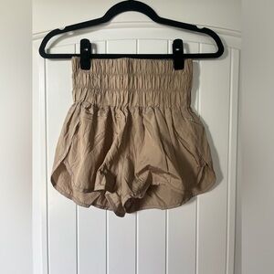 FP movement tan shorts